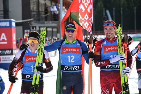Russia Biathlon Championships Men Mass Start