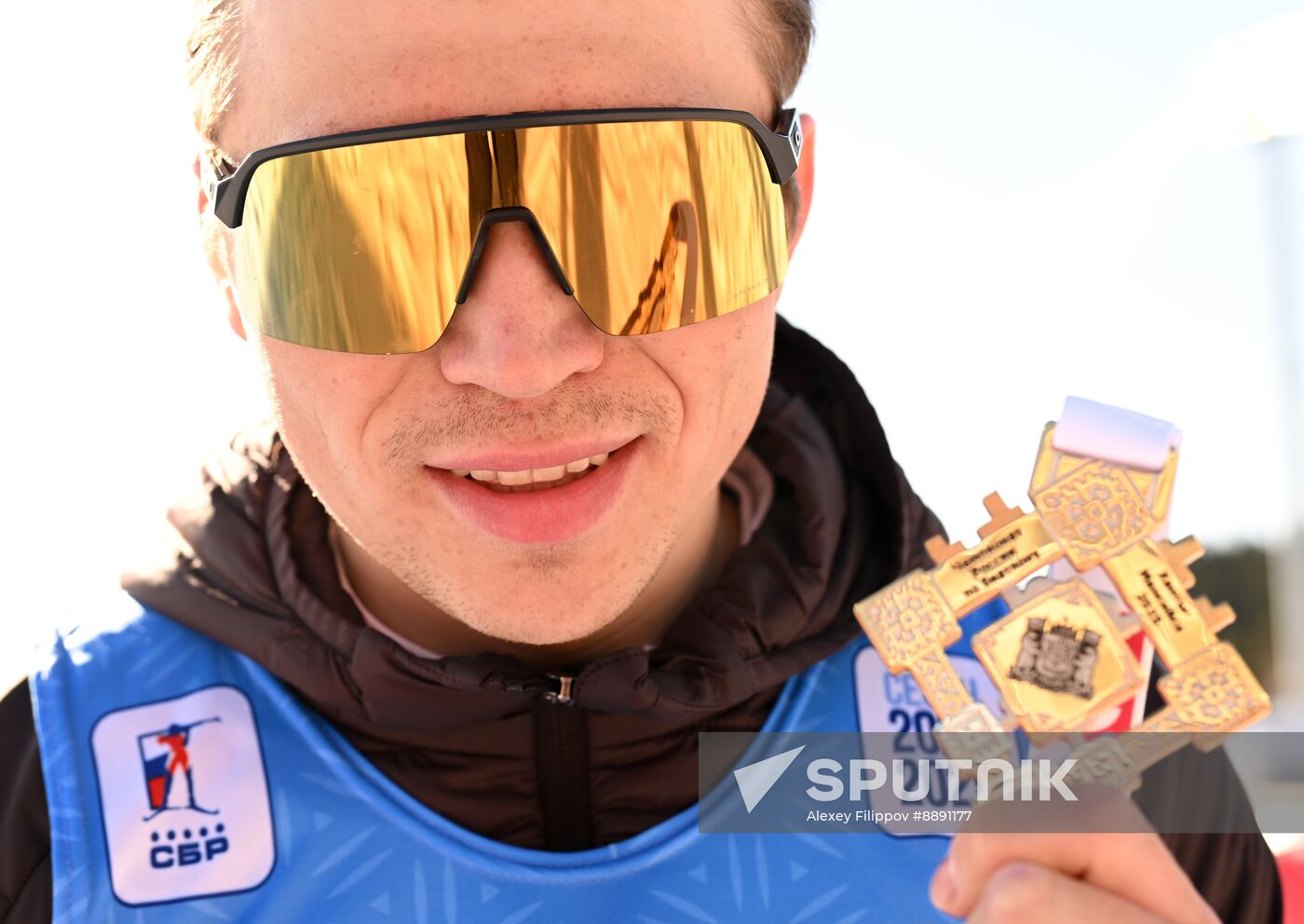 Russia Biathlon Championships Men Mass Start