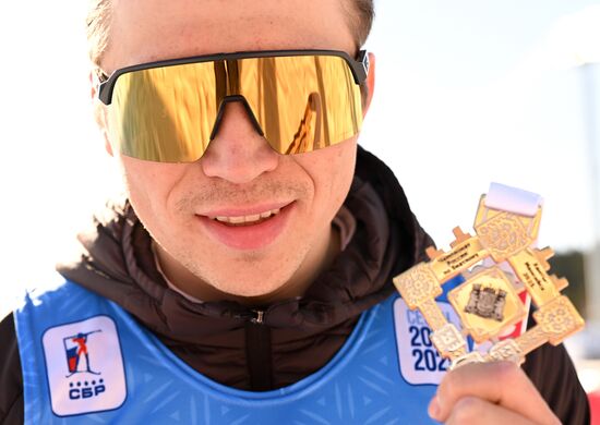 Russia Biathlon Championships Men Mass Start