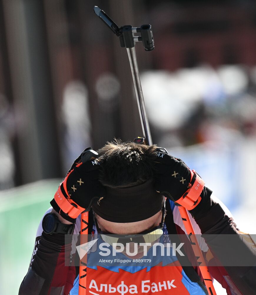 Russia Biathlon Championships Men Mass Start