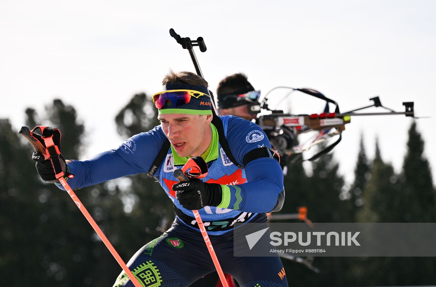 Russia Biathlon Championships Men Mass Start