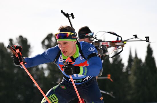 Russia Biathlon Championships Men Mass Start