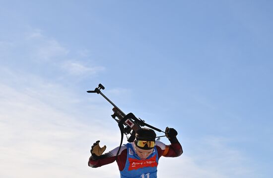 Russia Biathlon Championships Men Mass Start