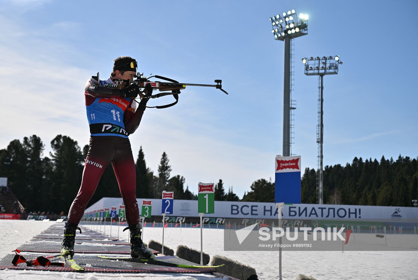 Russia Biathlon Championships Men Mass Start
