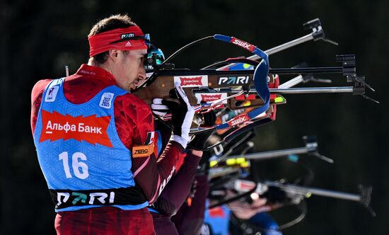 Russia Biathlon Championships Men Mass Start
