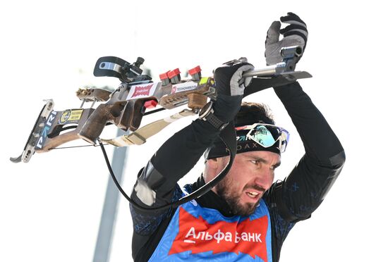 Russia Biathlon Championships Men Mass Start