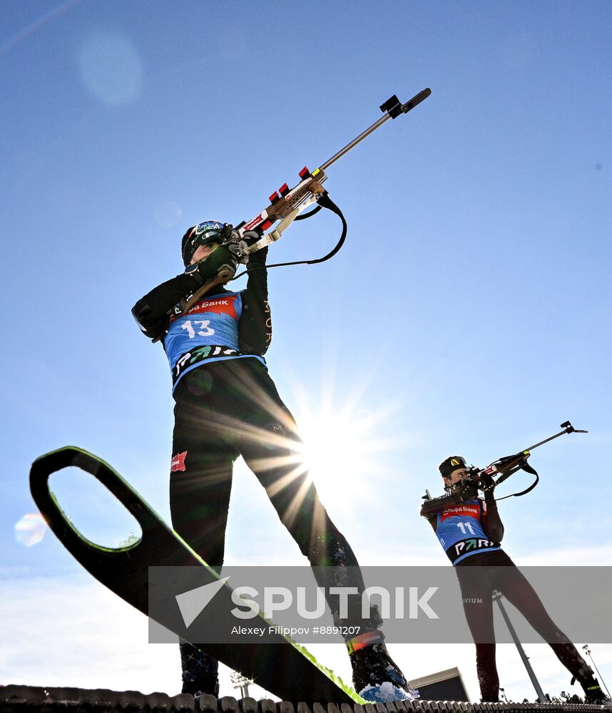Russia Biathlon Championships Men Mass Start