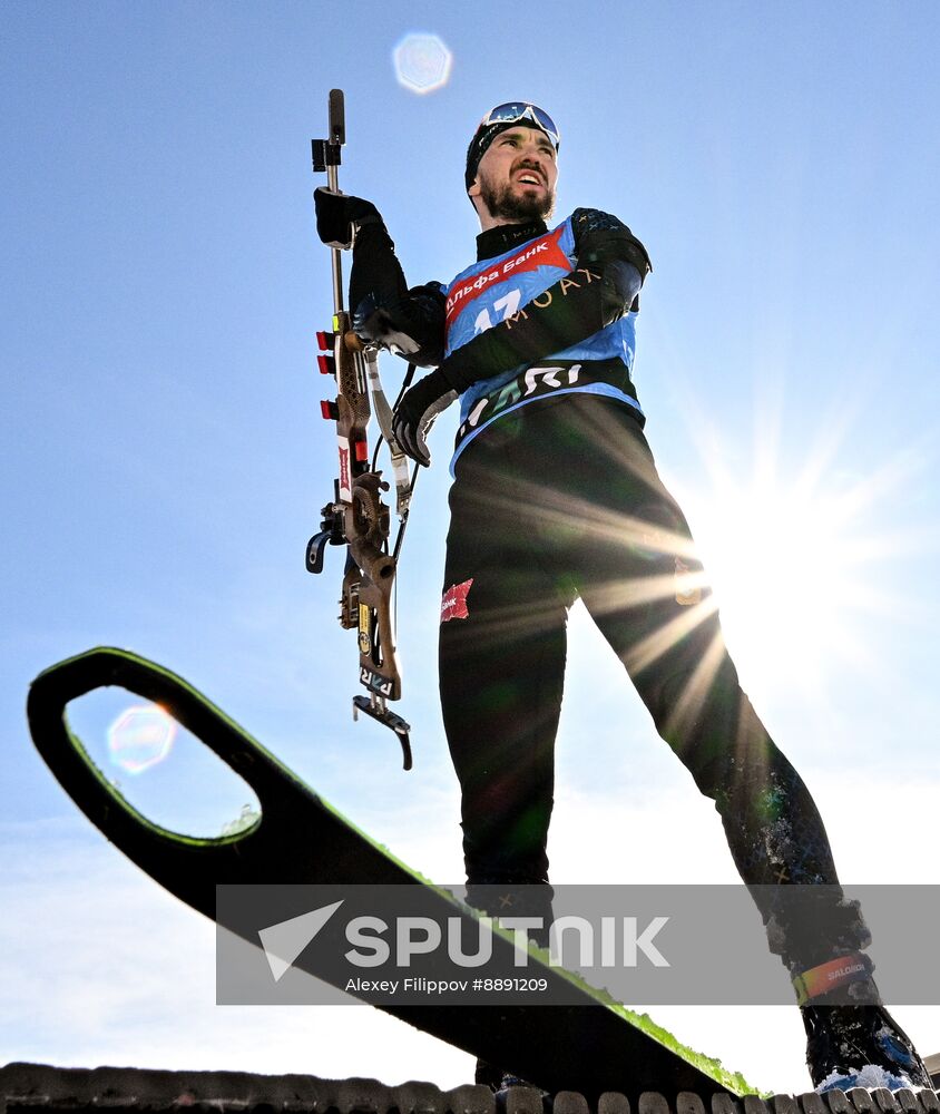 Russia Biathlon Championships Men Mass Start