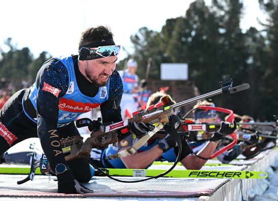 Russia Biathlon Championships Men Mass Start