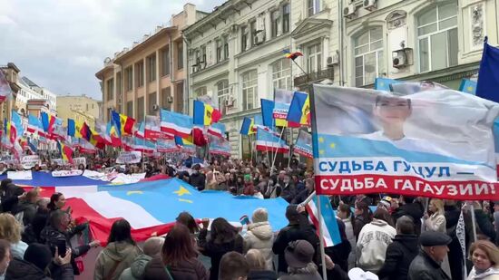Russia Moldova Gagauzia Protest