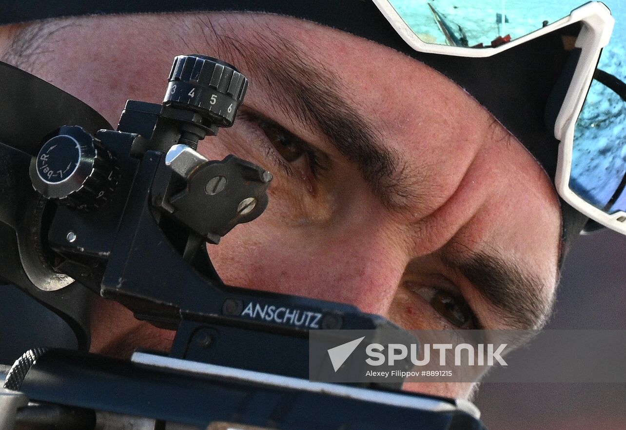 Russia Biathlon Championships Men Mass Start