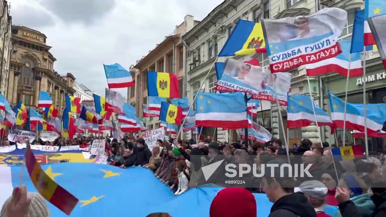 Russia Moldova Gagauzia Protest
