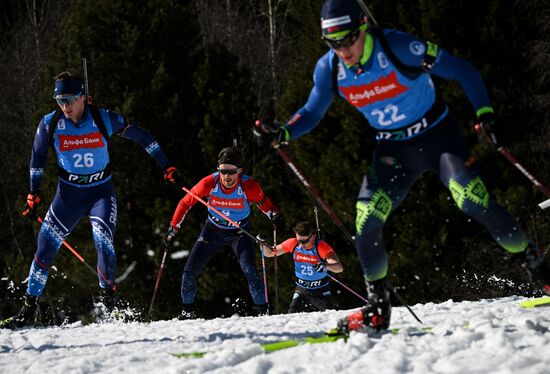 Russia Biathlon Championships Men Mass Start