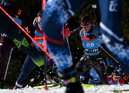 Russia Biathlon Championships Men Mass Start