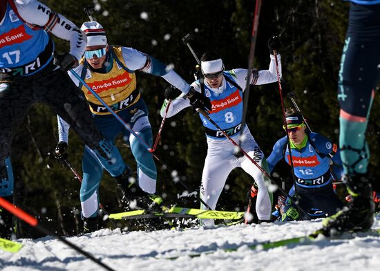 Russia Biathlon Championships Men Mass Start
