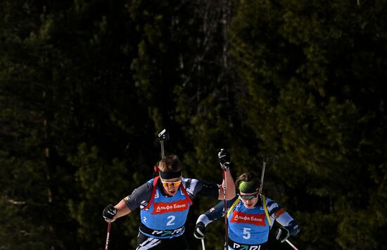 Russia Biathlon Championships Men Mass Start