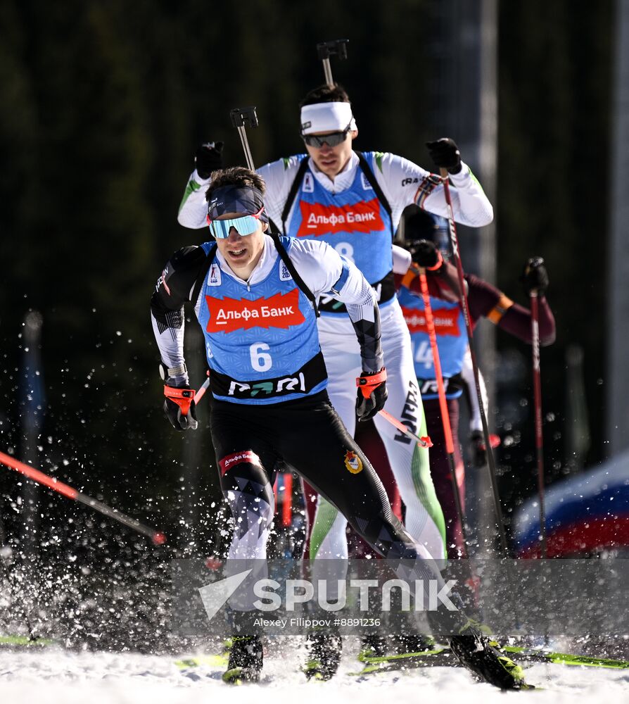 Russia Biathlon Championships Men Mass Start
