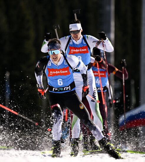 Russia Biathlon Championships Men Mass Start