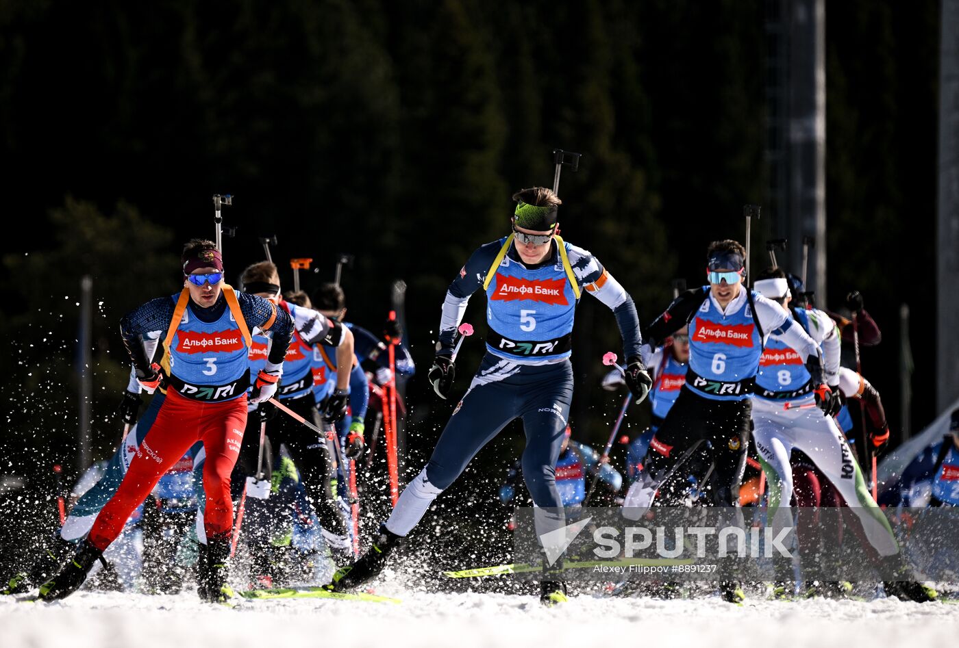 Russia Biathlon Championships Men Mass Start