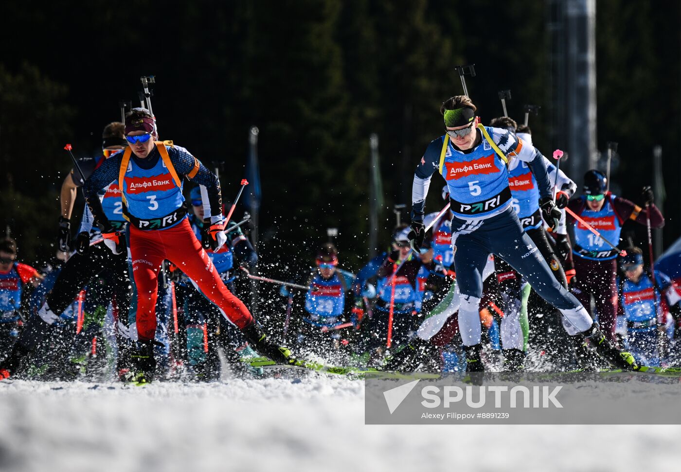 Russia Biathlon Championships Men Mass Start
