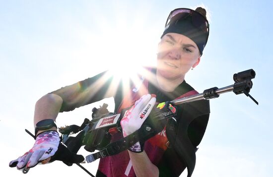 Russia Biathlon Championships Women Mass Start