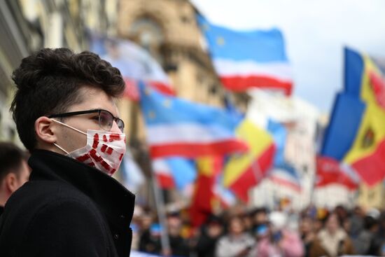 Russia Moldova Gagauzia Protest