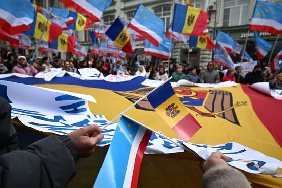 Russia Moldova Gagauzia Protest