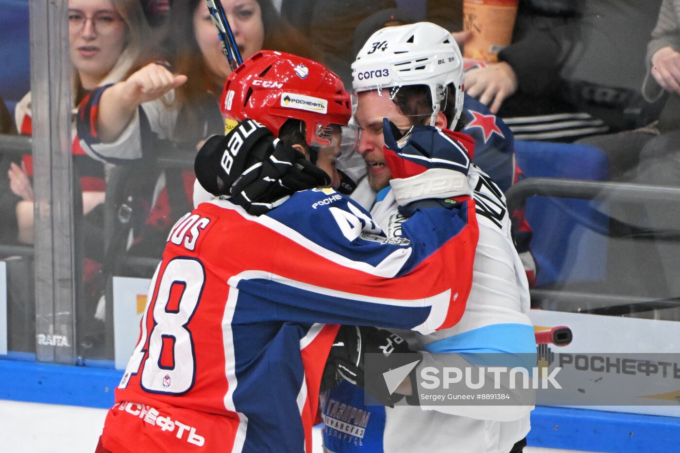 Russia Ice Hockey Kontinental League CSKA - Dinamo