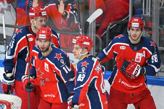 Russia Ice Hockey Kontinental League CSKA - Dinamo