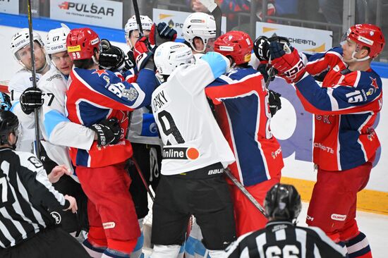 Russia Ice Hockey Kontinental League CSKA - Dinamo