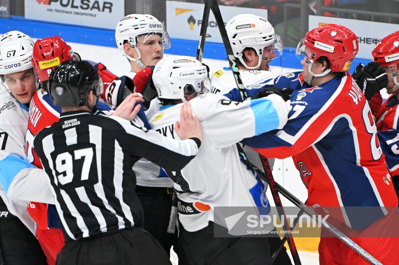 Russia Ice Hockey Kontinental League CSKA - Dinamo