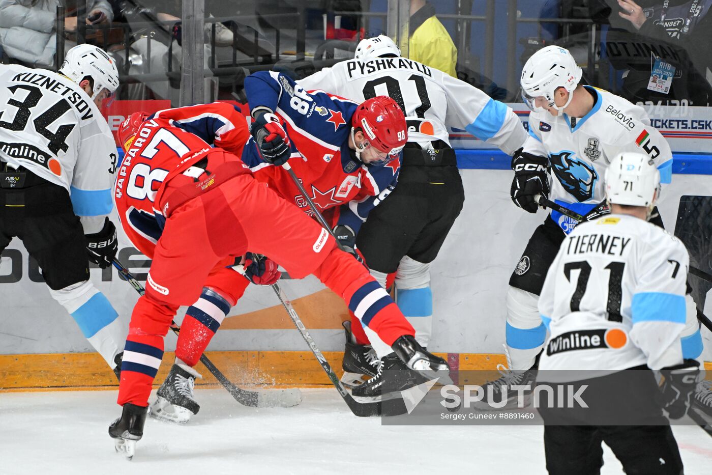Russia Ice Hockey Kontinental League CSKA - Dinamo