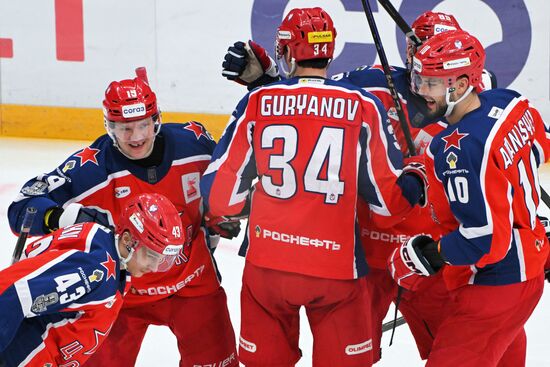 Russia Ice Hockey Kontinental League CSKA - Dinamo