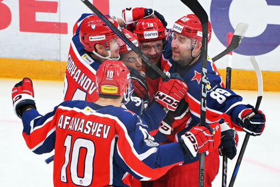 Russia Ice Hockey Kontinental League CSKA - Dinamo