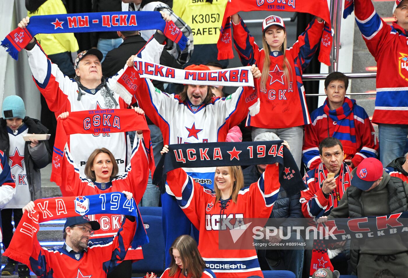 Russia Ice Hockey Kontinental League CSKA - Dinamo