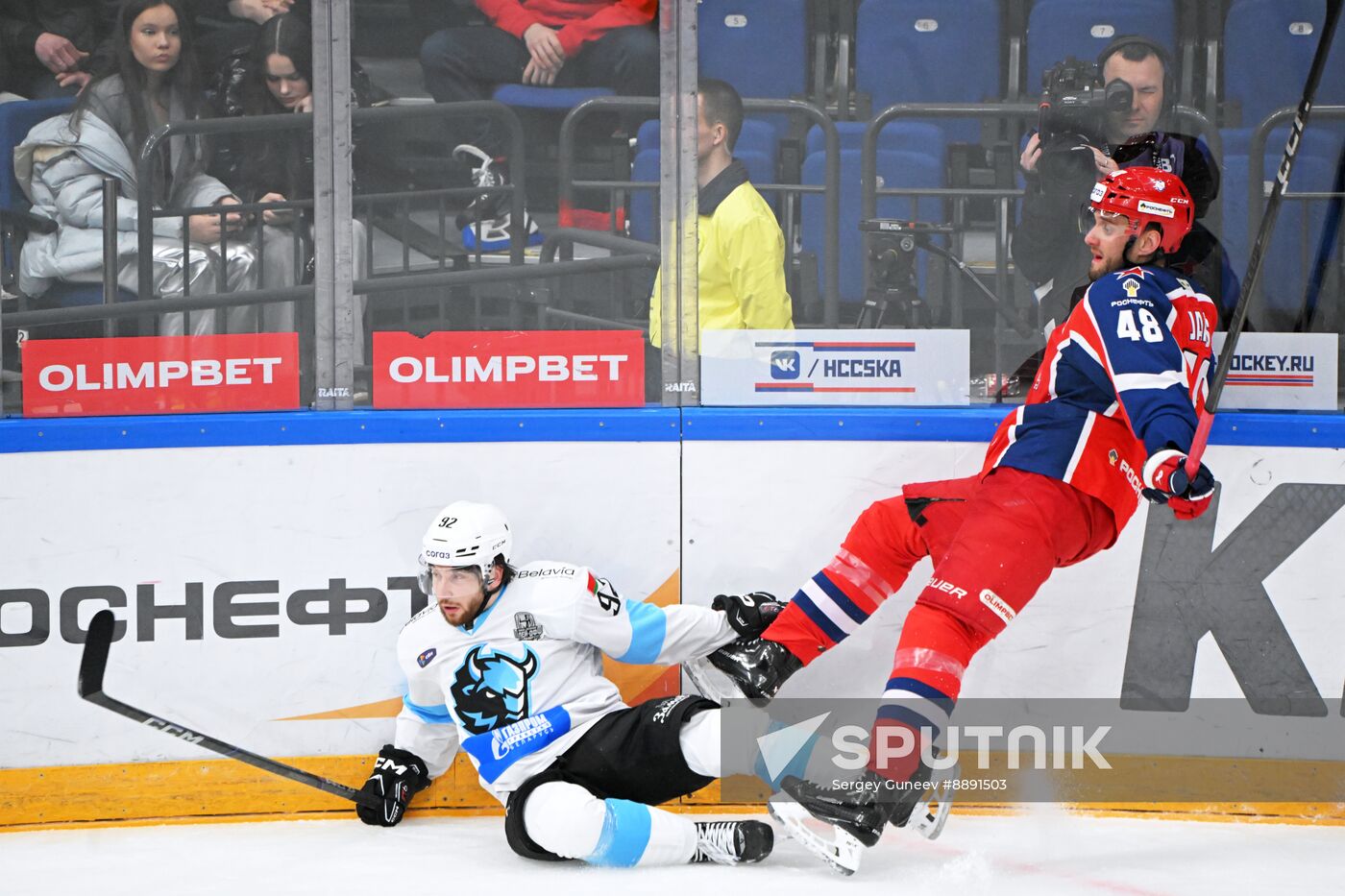 Russia Ice Hockey Kontinental League CSKA - Dinamo