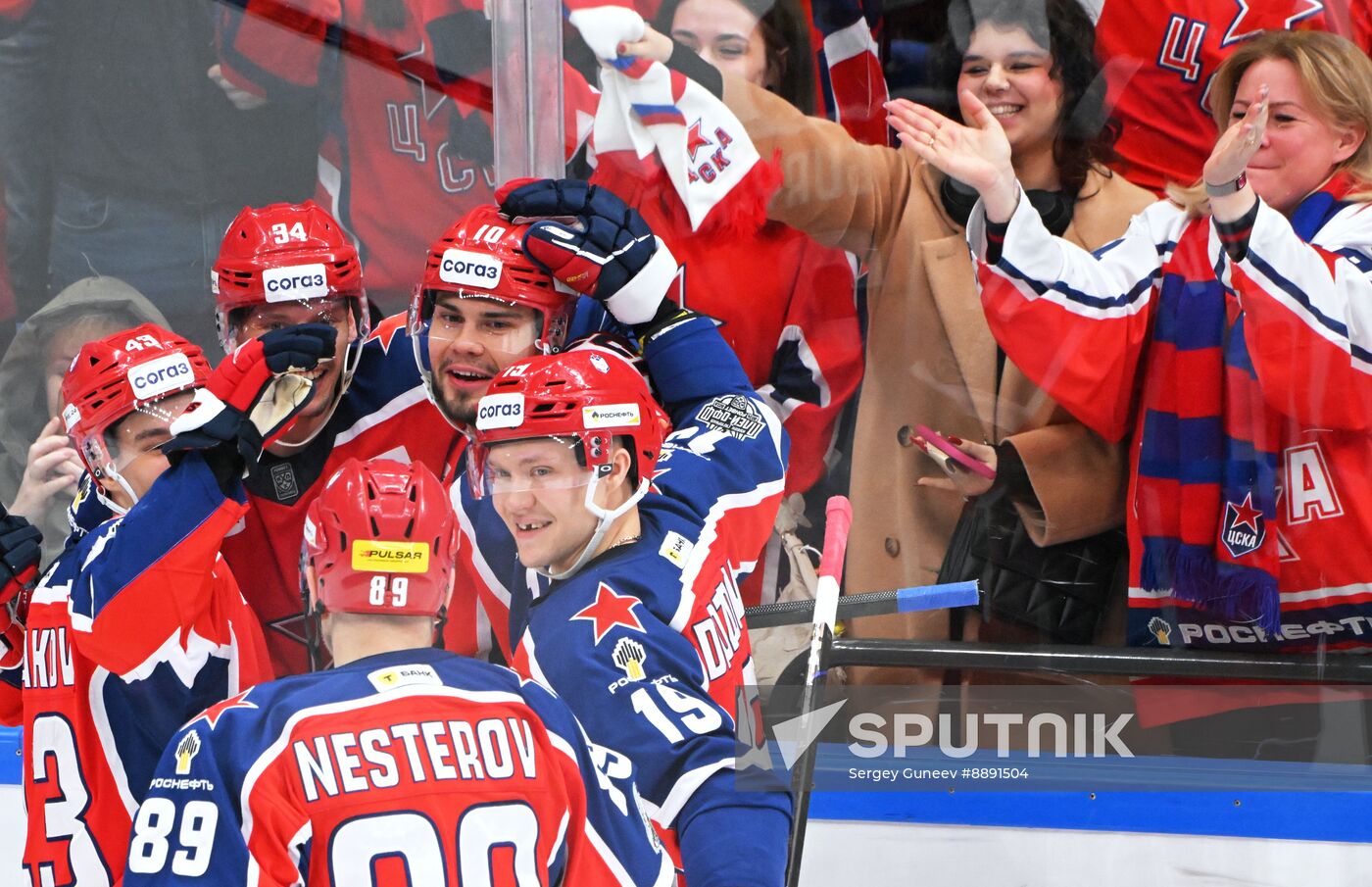Russia Ice Hockey Kontinental League CSKA - Dinamo