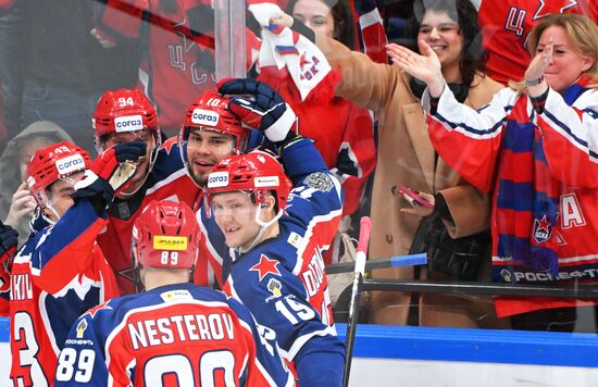 Russia Ice Hockey Kontinental League CSKA - Dinamo