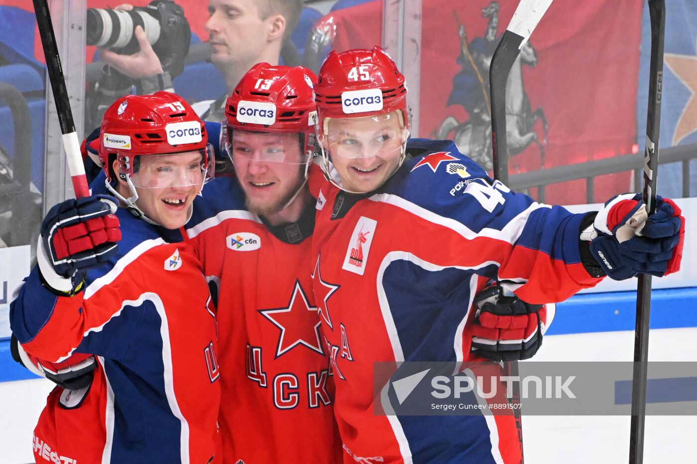 Russia Ice Hockey Kontinental League CSKA - Dinamo