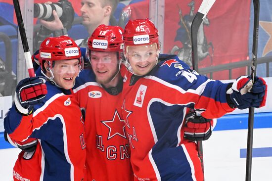 Russia Ice Hockey Kontinental League CSKA - Dinamo
