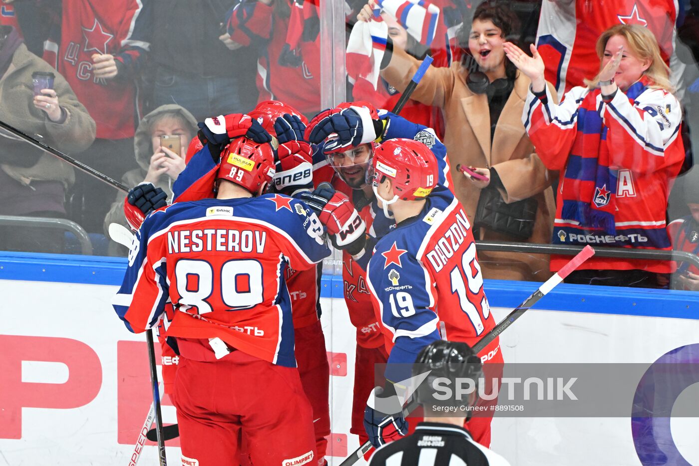 Russia Ice Hockey Kontinental League CSKA - Dinamo