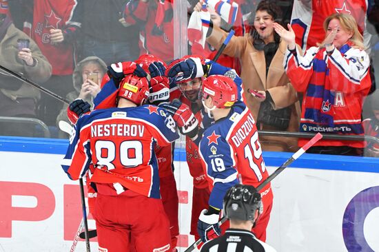 Russia Ice Hockey Kontinental League CSKA - Dinamo