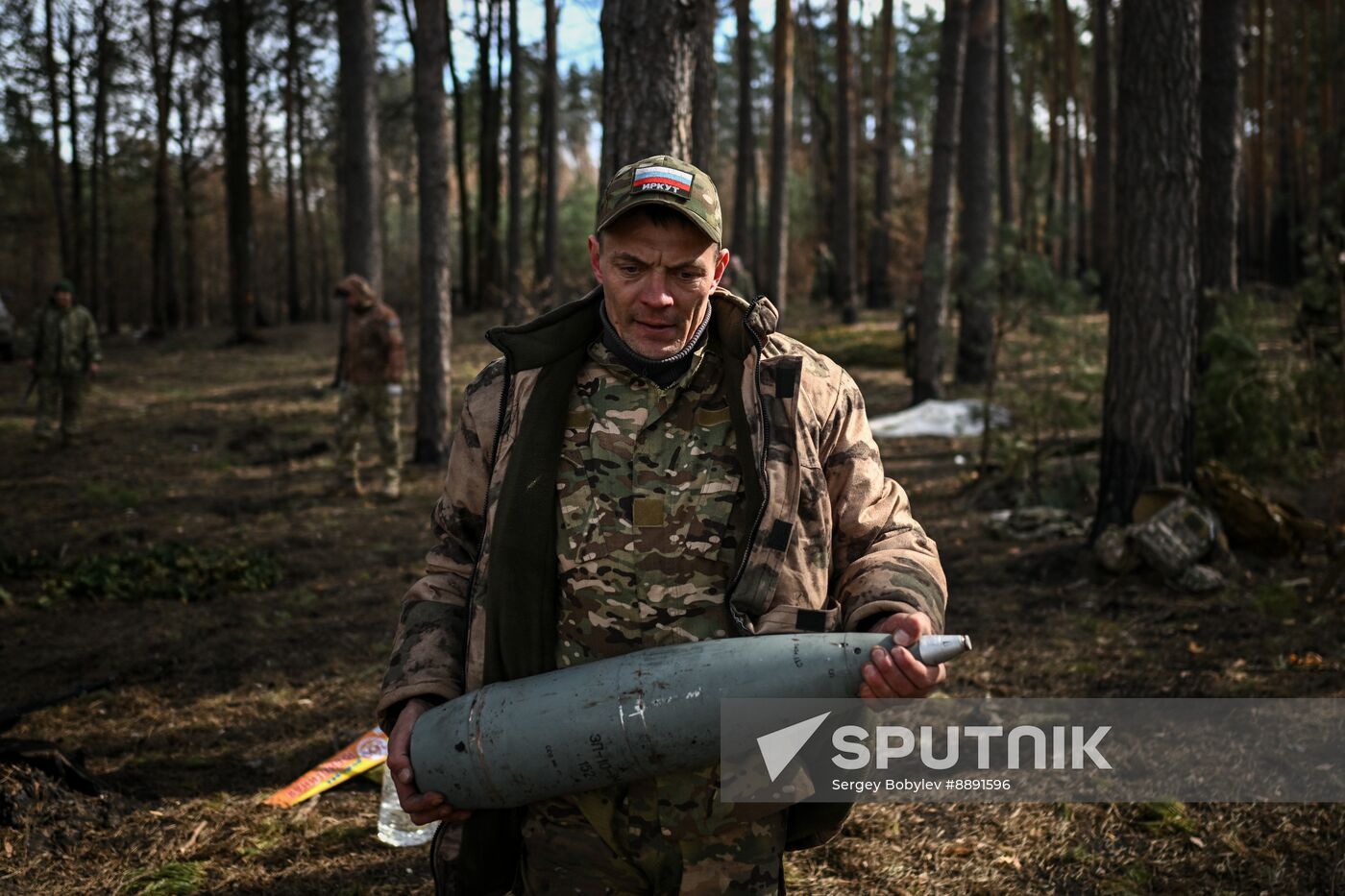 Russia Ukraine Kursk Attack Artillery Unit