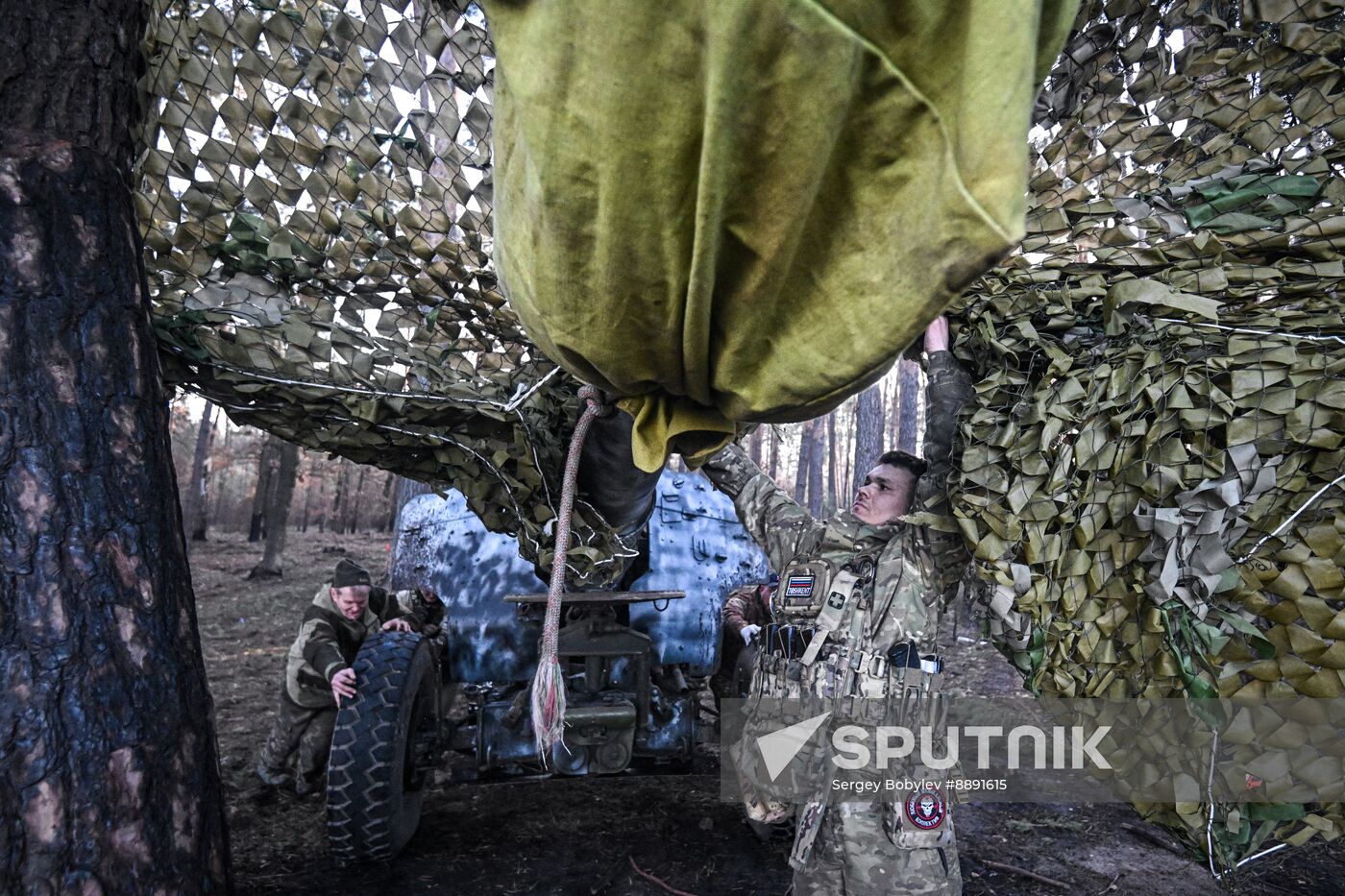 Russia Ukraine Kursk Attack Artillery Unit