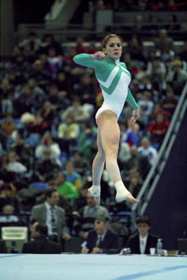 Yelena Produnova at World Artistic Gymnastics Championships