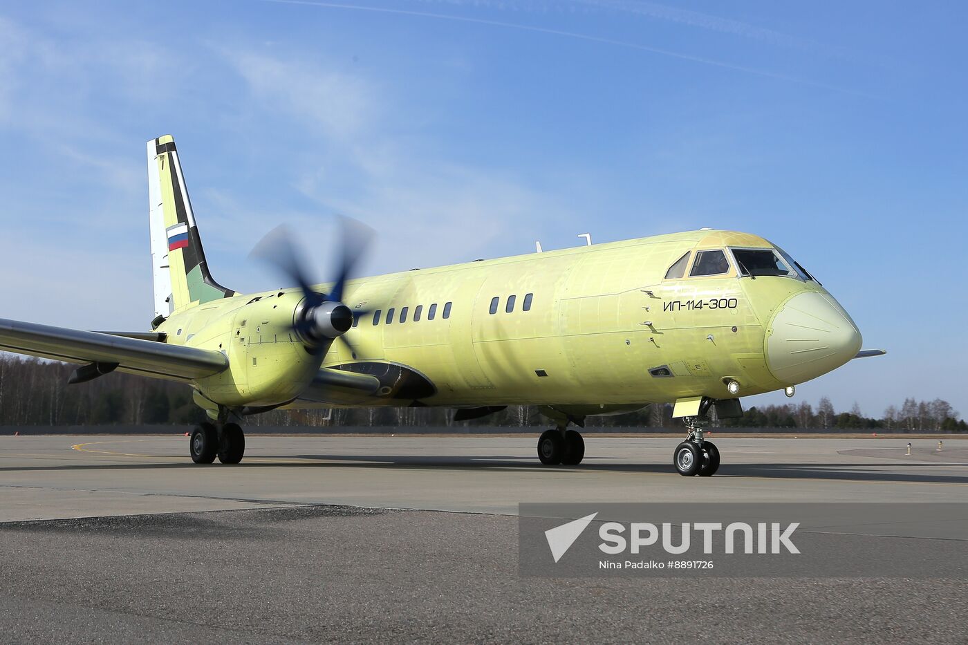 Russia Ilyushin Modified Passenger Jet Tests