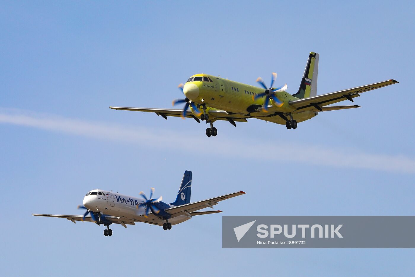 Russia Ilyushin Modified Passenger Jet Tests