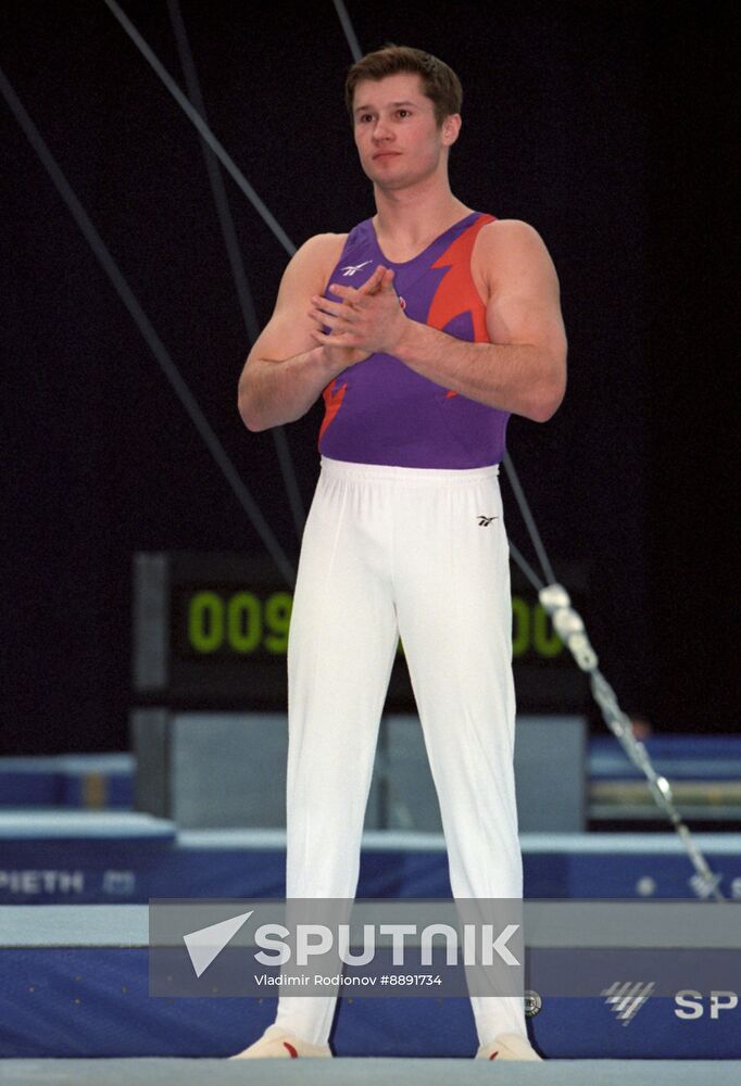 Alexei Nemov at World Artistic Gymnastics Championships