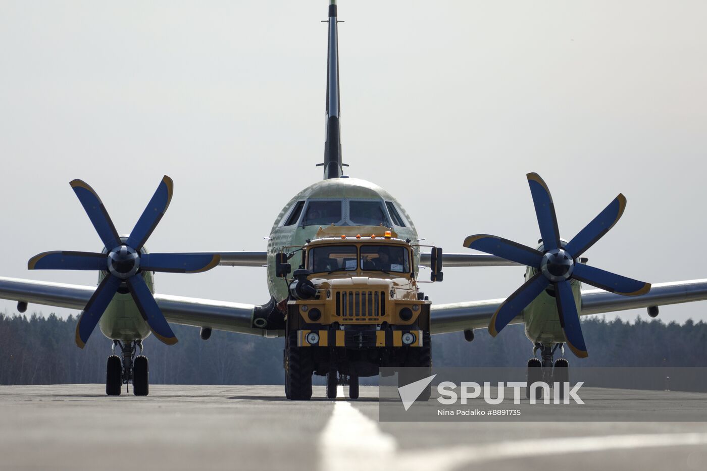 Russia Ilyushin Modified Passenger Jet Tests