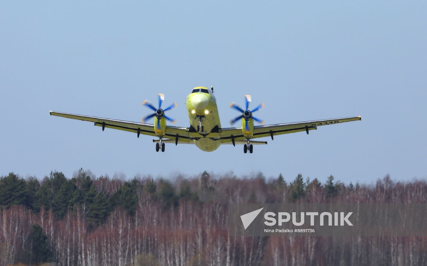 Russia Ilyushin Modified Passenger Jet Tests
